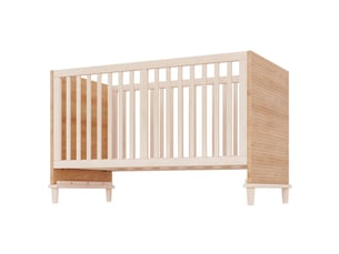 Lit bébé 70x140 cm <strong>PEXCHO</strong>  <strong></strong> coloris naturel