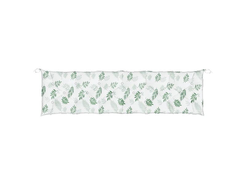  Coussin de banc de jardin, coussin d'assise motif de feuilles 200x50x7 cm tissu cf52763  - Conforama D