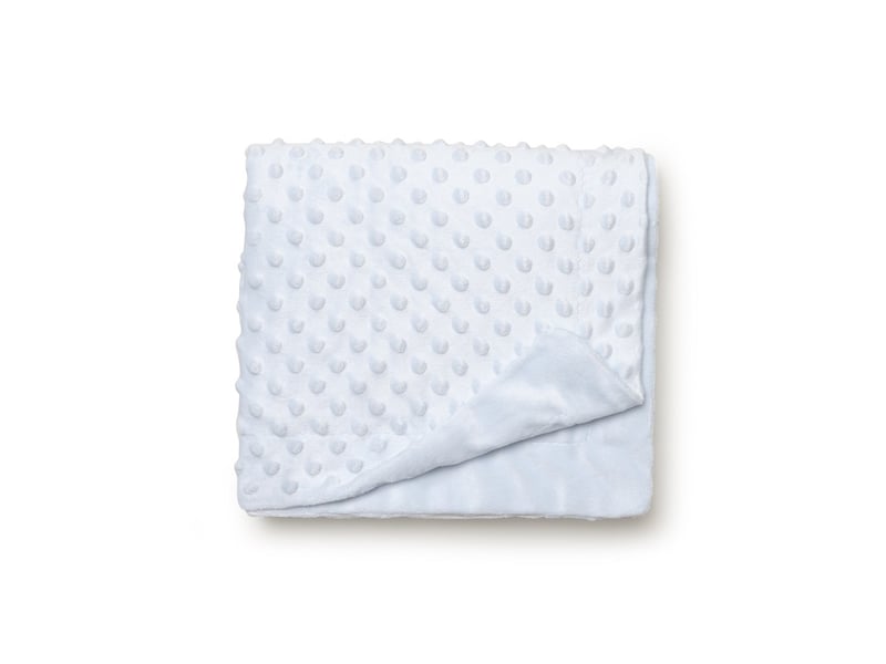  Couverture bébé interbaby maille raschel - bleu SET28-01 - Conforama C