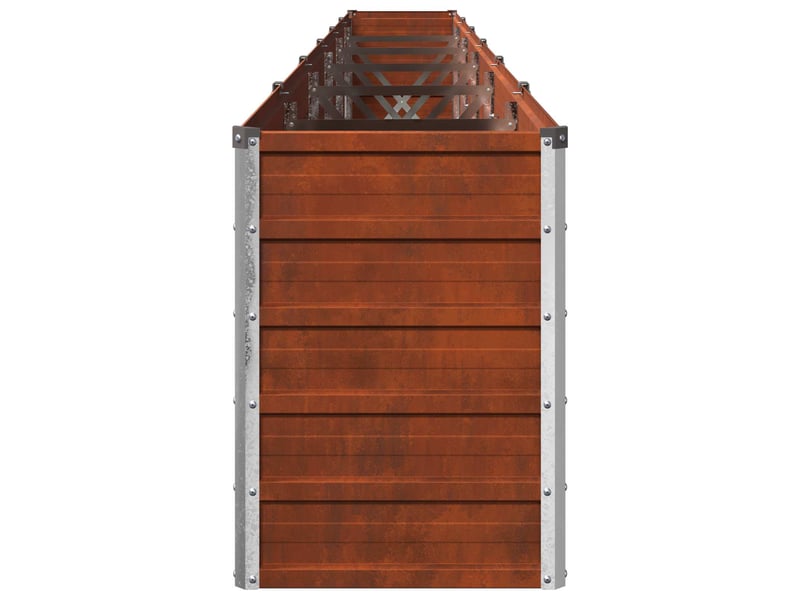  Jardinière - jardin surélevé rouillé 480 x 40 x 55 cm corton  - Conforama E