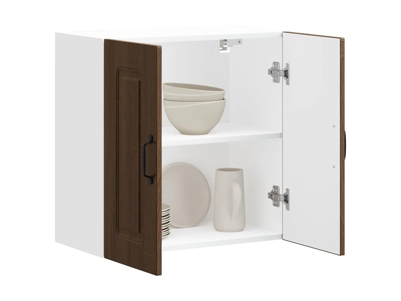  Armoire murale de cuisine kalmar chêne marron bois d'ingénierie shl4668  - Conforama D