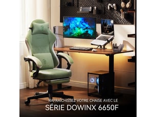 Fauteuil gaming   avec assise réglable en hauteur