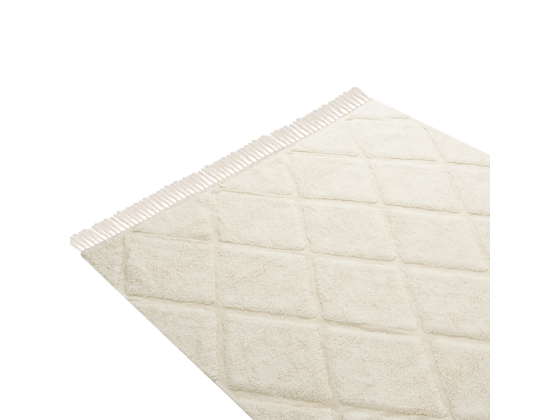  Tapis enfant xeldem  beige clair 140 x 200 cm coton  - Conforama D