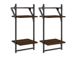 Etagère 30 cm coloris marron  