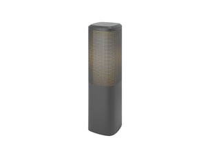 Potelet sidara 45 aluminium seaside anthracite , h. 45 - ip54 - e27 nordlux extérieur