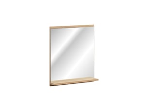 Miroir salle de bain rectangulaire 57x50 cm avec rebord rangement