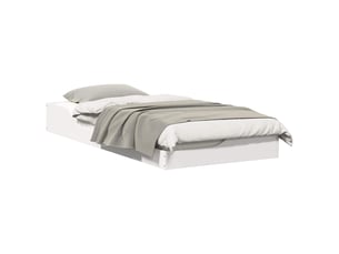 Lit simple 80x200 cm    coloris blanc