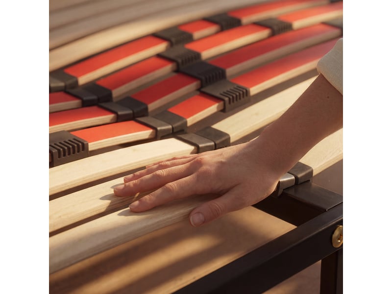 Kit cadre à lattes  - 90 x 190 cm - morphologique zones de confort Made in Europe - Conforama E