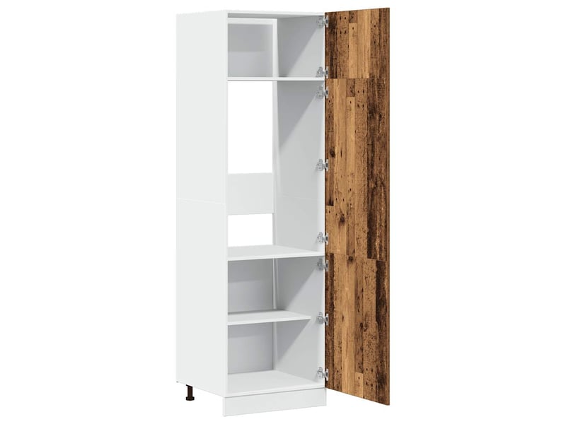  Armoire de cuisine, armoire réfrigérée lyon bois ancien 60x57x207cm bois d'ingénierie  - Conforama E