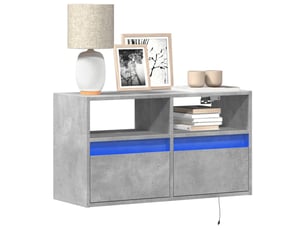Meuble tv coloris gris 80 cm <strong></strong> <strong></strong>