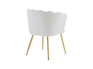 Fauteuil fixe OKMYHOME  Velours beige vendu Par 6