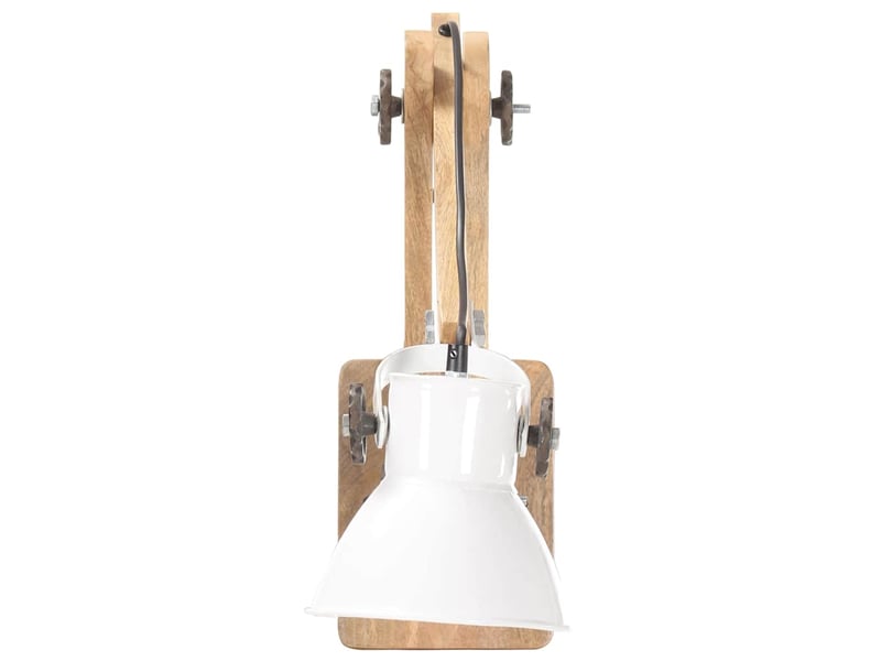  Lampe murale, applique murale style industriel blanc rond e27  - Conforama E
