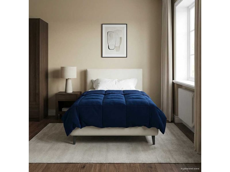  Duvet d'hiver - couette 140 x 200 cm hiver - couette microfibre (100% polyester)  - Conforama B