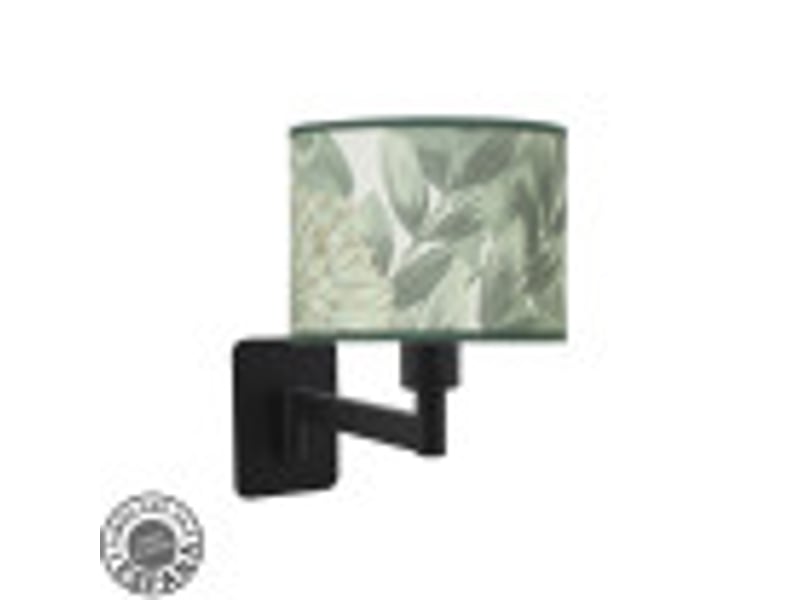  Applique murale fabrilamp moda noir vert 1 x e14 26x17x28 cm 212461019 - Conforama B