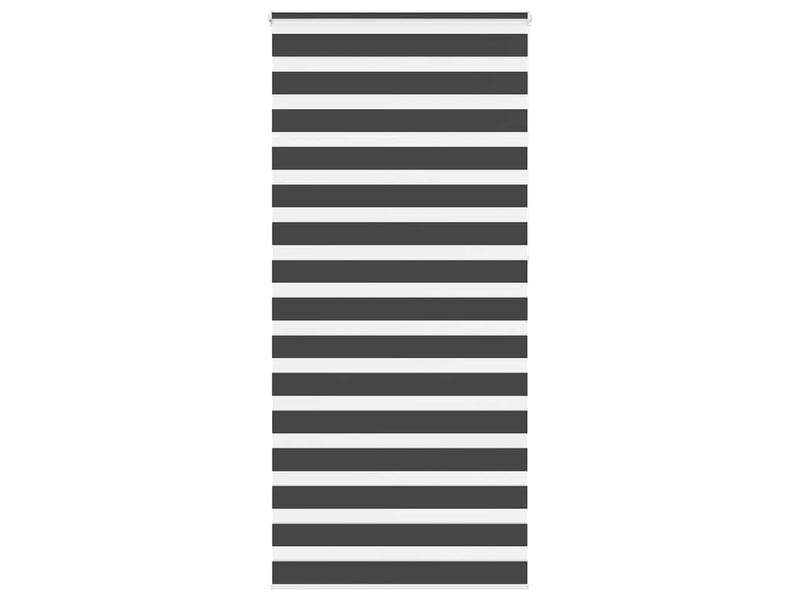 Store zèbre, store de fenêtre noir 110x230 cm largeur du tissu 105,9 cm polyester cf48861 - Conforama B