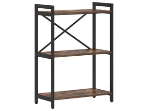Étagère de rangement 60 x 30 x 85 cm bois d'ingénierie chêne fumé