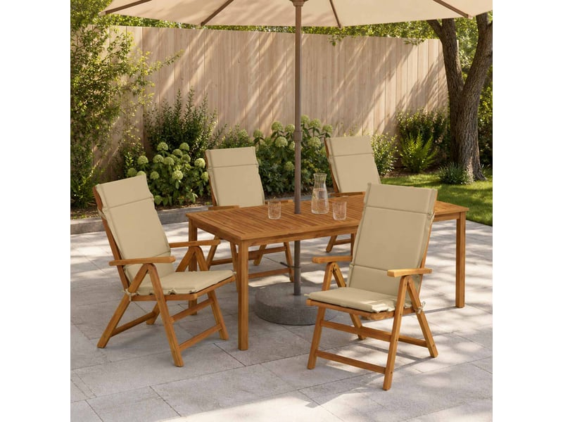  Lot de 4 coussins de chaise à dossier haut  gemert cf59322  - Conforama B