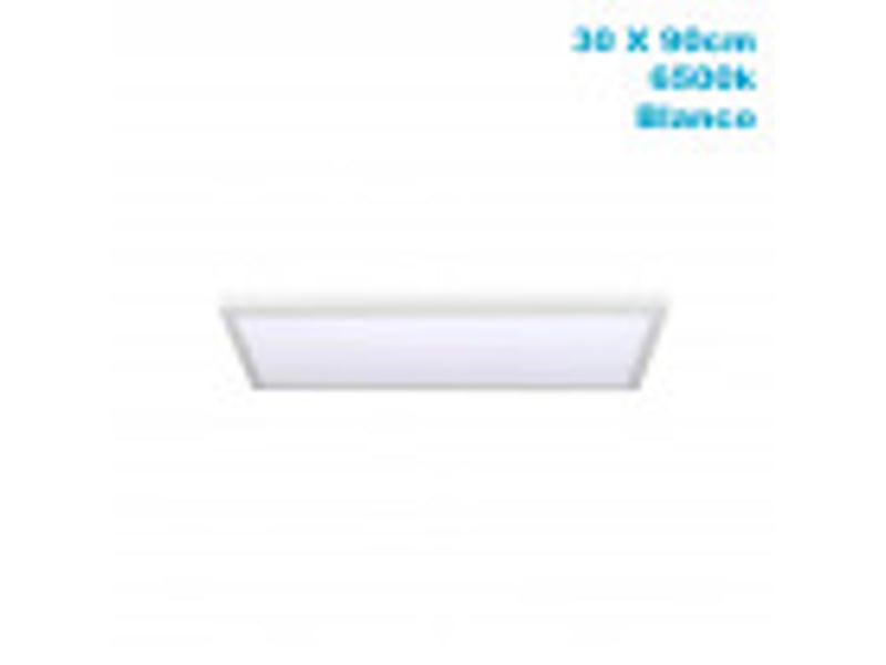  Panneau led en saillie fabrilamp tivoli 72 w 6120 lm 6500 k blanc 2,5 x 30 x 90 cm 162489001 - Conforama B