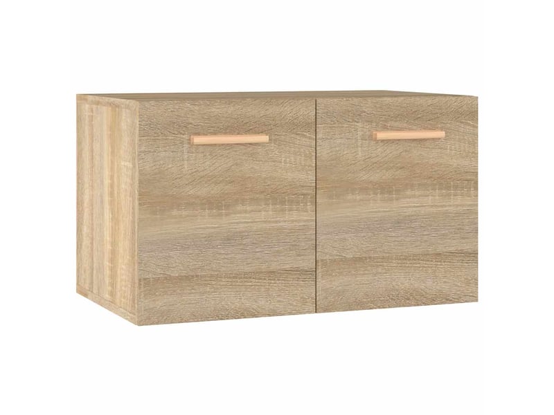  Armoire murale salon chêne sonoma 60x36,5x35cm bois d'ingénierie shl5905  - Conforama A