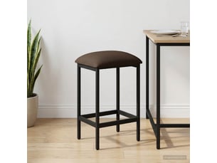Tabouret de bar, chaise de bar taupe 40x32x74 cm bois d'ingénierie shl46062