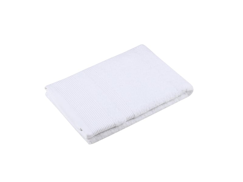 Serviette de toilette en coton lilas  - Conforama A