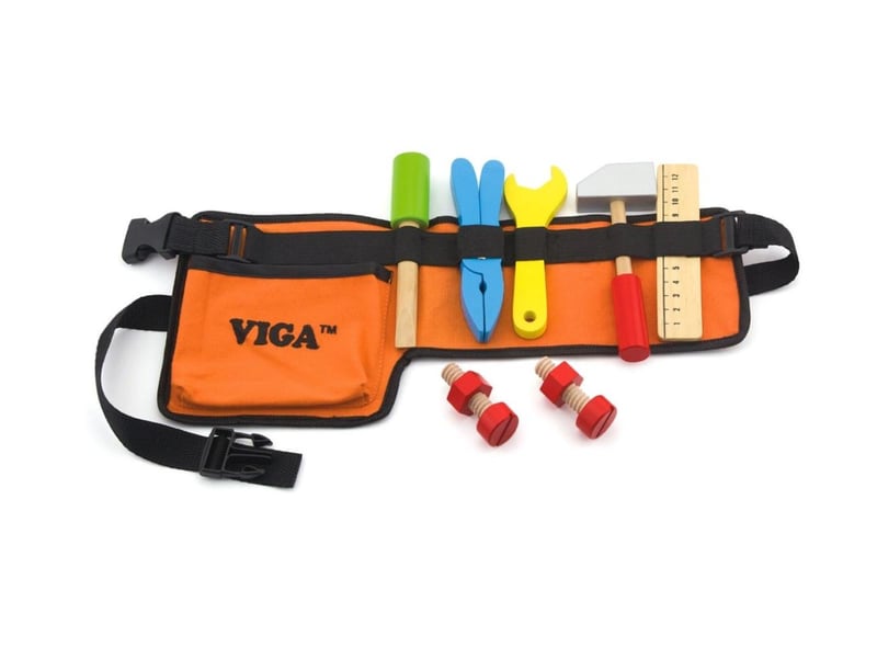  Ceinture à outils viga 50532 - le petit bricoleur en bois 6934510505325 - Conforama A