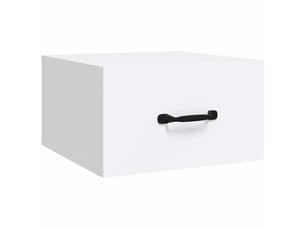 Table de chevet - cabinet de chevet - table de nuit murale blanc 35x35x20 cm