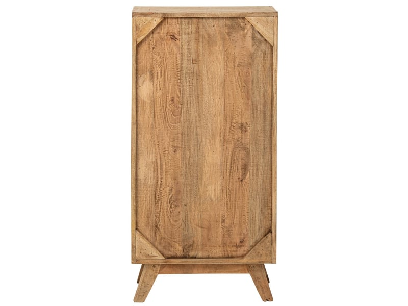  Commode à tiroirs en bois jonas 110cm naturel  - Conforama D