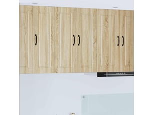 Meuble mural de cuisine, armoire de cuisine chêne sonoma 60x31x80cm