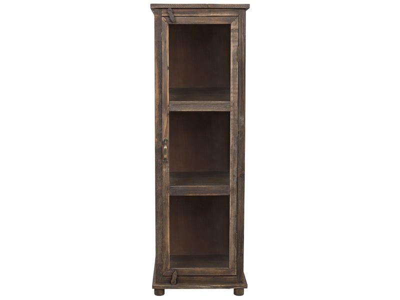  Vitrine en bois brun 40x40x121 cm h  - Conforama B
