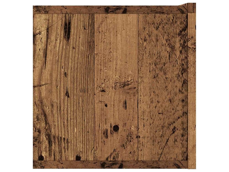  Meuble tv - banc tv - meuble de rangement mural vieux bois 120x30x30 cm bois d'ingénierie  - Conforama E