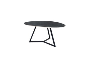 Table basse forme atypique coloris gris MEUBLORAMA - 75 cmx90 cm