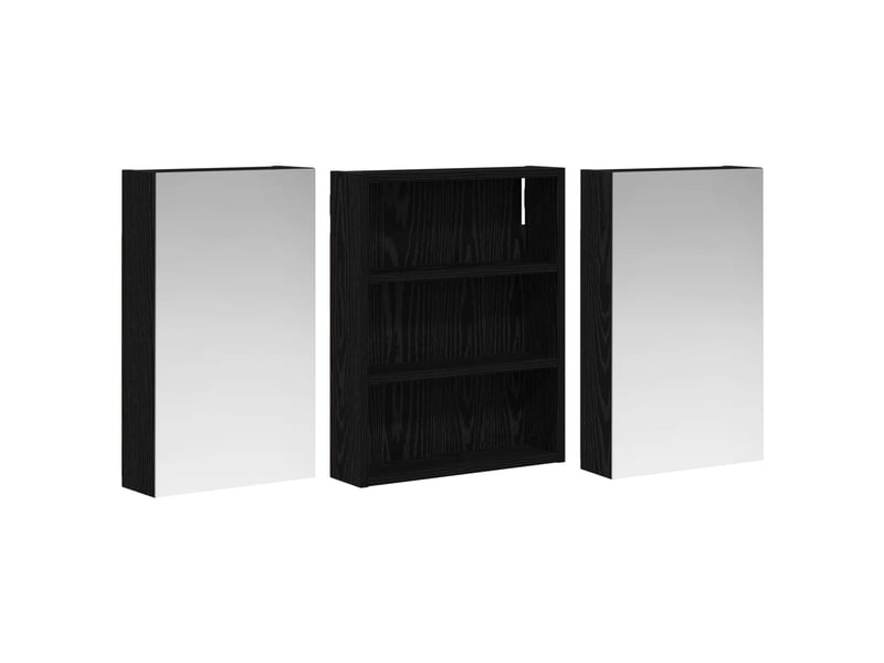 Ensemble de meubles de salle de bain 3 pcs 100x10.5x50 cm shl5749 - Conforama E