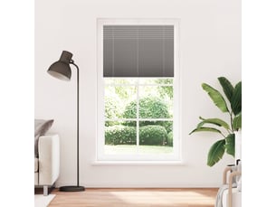 Store plissé, store de fenêtre anthracite 110x200 cm largeur du tissu 109,4 cm cf46684