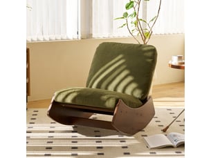 Fauteuil fixe  <strong>ROLIPO</strong> Velours vert