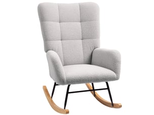 Fauteuil fixe  <strong></strong> Velours gris