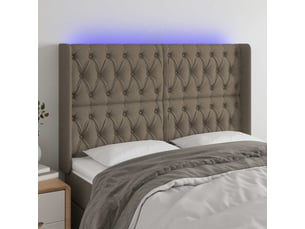 Tete de lit A poser largeur 147 cm taupe