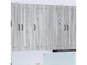 Meuble mural de cuisine | armoire de cuisine gris sonoma 50x31x100cm