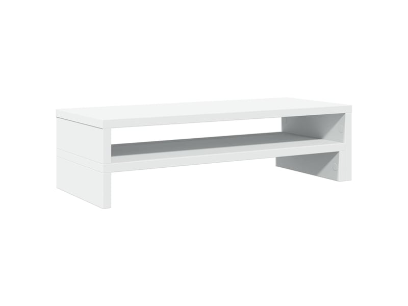  Support de moniteur table meuble bureau 54 x 22 x 15 cm bois d'ingénierie blanc 02_0044888  - Conforama D
