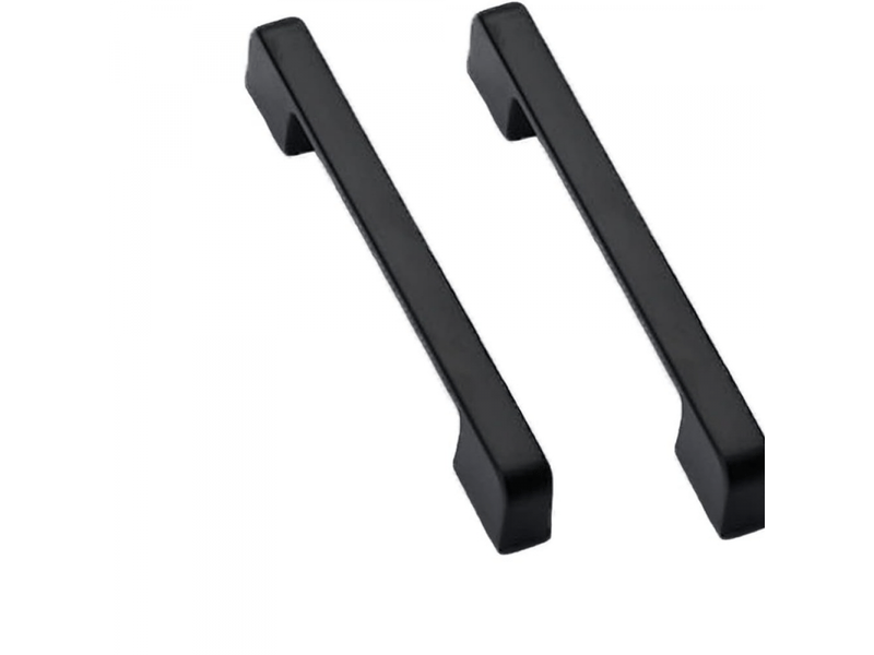  4 pièces de poignées pour meubles et portes de cuisine (poignées en barre, noires, distance entre axes 160 mm)  - Conforama A