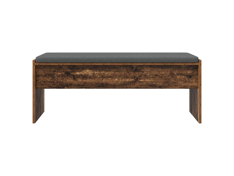  Banc d'entrée, banc interieur avec coussin bois ancien 103x38x40 cm  - Conforama E
