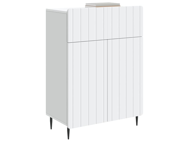 Buffet - bahut - meuble de rangement blanc 66 x 34,5 x 92 cm bois d'ingénierie - Conforama C