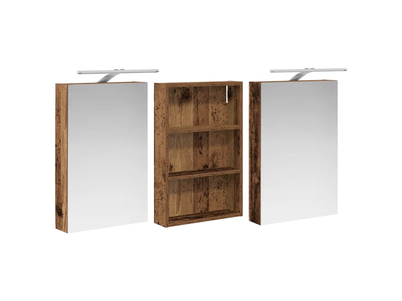  Ensemble de meubles de salle de bain 3 pcs 120x10.5x60.5 cm shl2732  - Conforama E