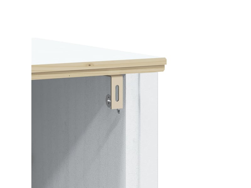  Ensembles de salle de bain, meubles de salle de bain 2 pcs berg blanc bois de pin massif cf64765  - Conforama E