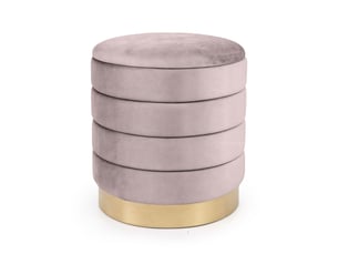 Pouf / repose pied AKORD LUNA rose