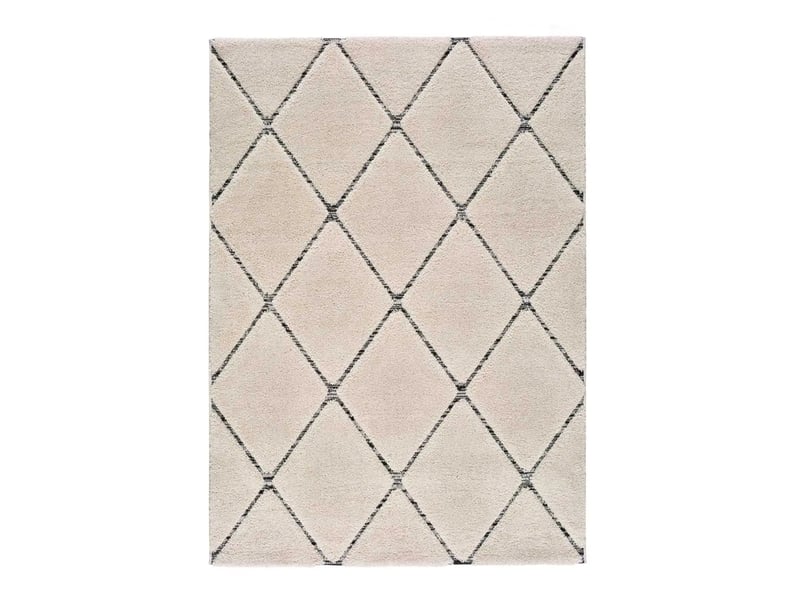  Tapis atticgo swansea 80x150 cm, rectangulaire blanc - polypropylène et jute Swansea 65234 - Conforama A