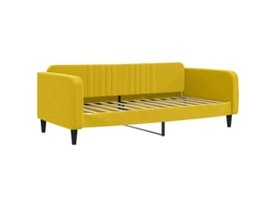 Lit simple 100x200 cm    coloris jaune