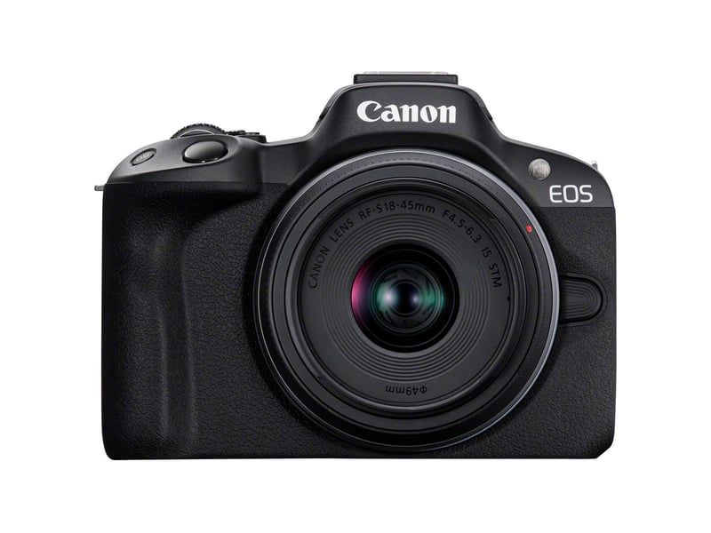  Canon eos r50, black + rf-s 18-45mm f4.5-6.3 is stm kit milc 24,2 mp cmos 6000 x 4000 pixels noir 162766 - Conforama A