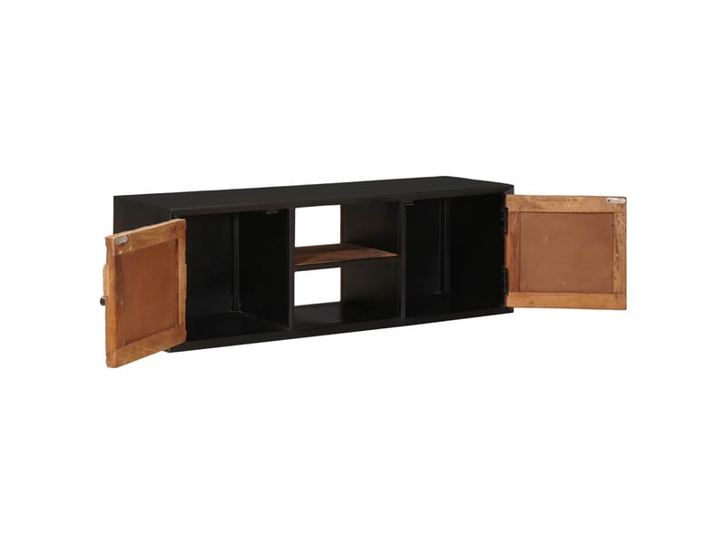 Meuble tv - banc tv - meuble de rangement avec étagère avec stockage 105 x 30 x 35 cm  - Conforama E