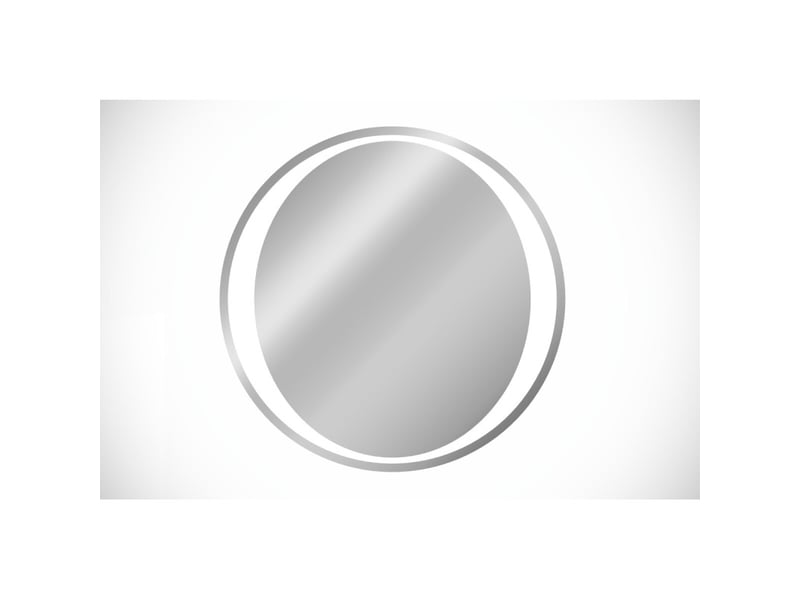  Miroir salle de bain led rond 60 cm rétroéclairage blanc design  - Conforama B